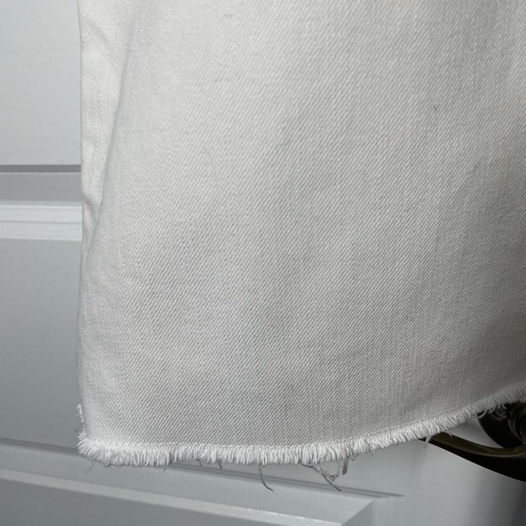 J Crew White Denim Shift Mini Dress size 2 - Picture 8 of 9